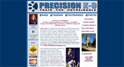 Desktop Screenshot of precisionk-9.com